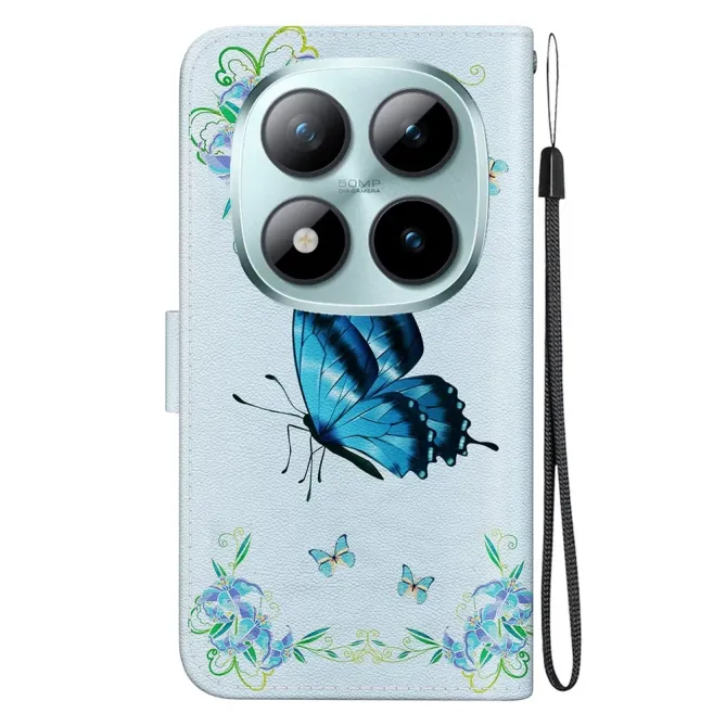 Housse Xiaomi Poco M8 Pro 5G / Redmi Note 15 Pro+ 5G Papillon Bleu
