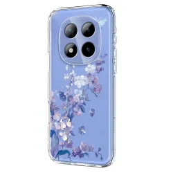 Coque Xiaomi Poco M8 Pro 5G / Redmi Note 15 Pro+ 5G fleurs violettes p