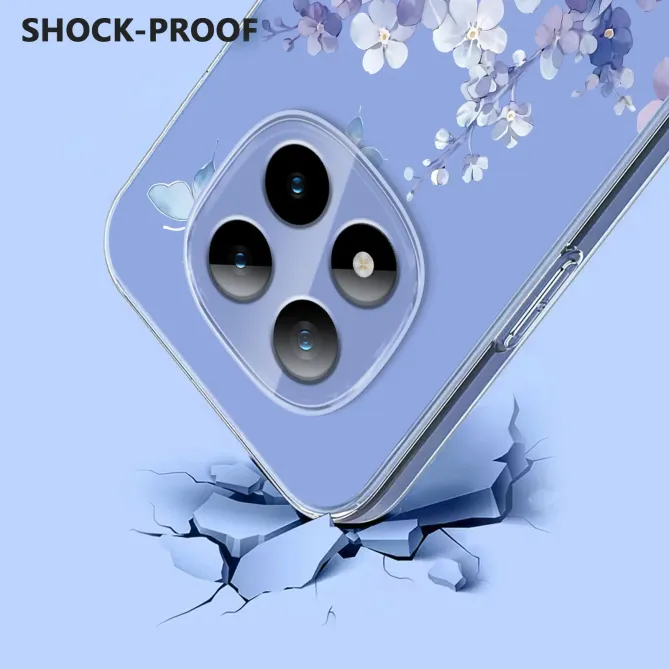 Coque Xiaomi Poco M8 Pro 5G / Redmi Note 15 Pro+ 5G fleurs violettes p