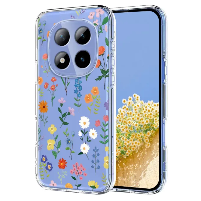 Coque Xiaomi Poco M8 Pro 5G / Redmi Note 15 Pro+ 5G fleurs colorées mu