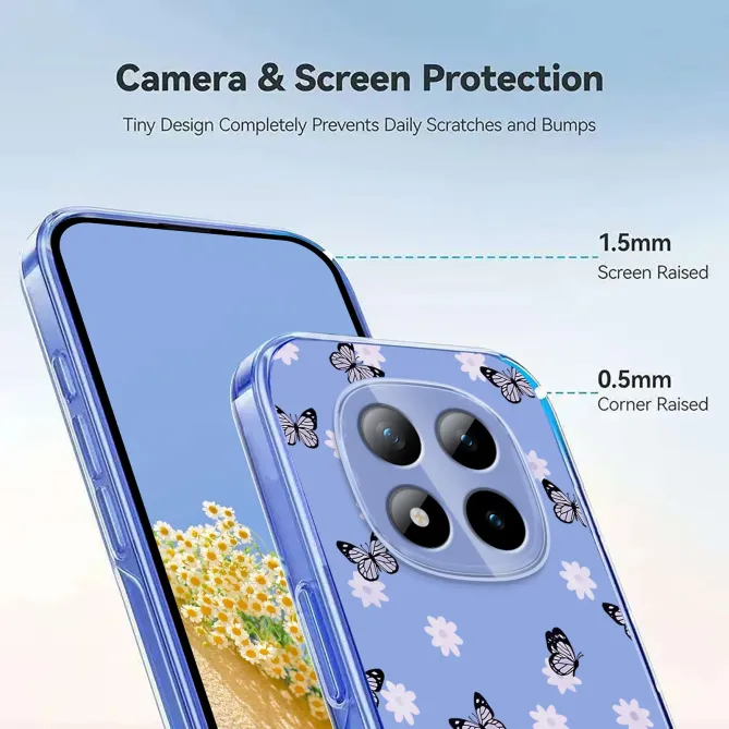 Coque Xiaomi Poco M8 Pro 5G / Redmi Note 15 Pro+ 5G papillons pastel