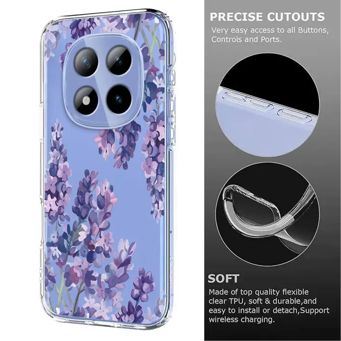 Coque Xiaomi Poco M8 Pro 5G / Redmi Note 15 Pro+ 5G lavande violette