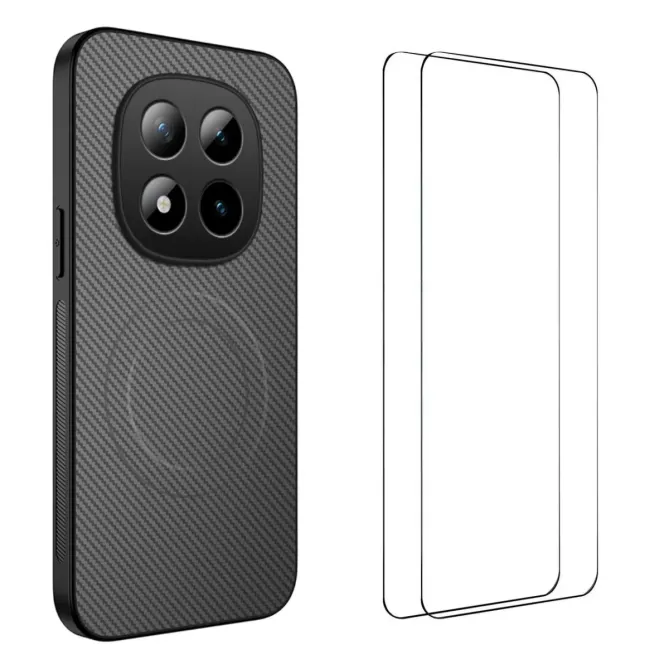 Coque Xiaomi Poco M8 Pro 5G / Redmi Note 15 Pro+ 5G Carbone MagSafe av