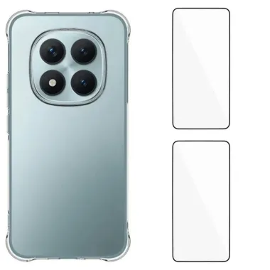 Pack Xiaomi Redmi Note 15 Pro 5G | Coque Coins Renforcés Transparente 