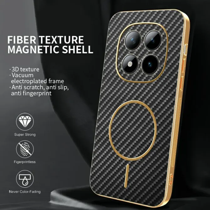 Coque Xiaomi Poco M8 Pro 5G / Redmi Note 15 Pro+ 5G Texture Carbone Ma