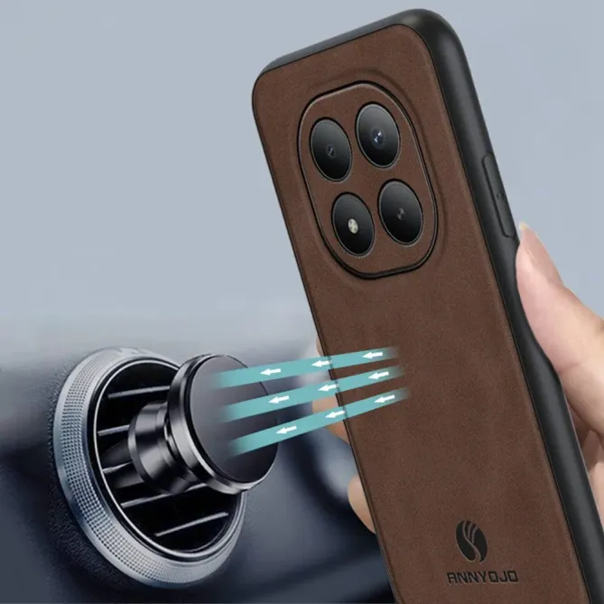 Coque Xiaomi Poco M8 Pro 5G / Redmi Note 15 Pro+ 5G finition cuir rétr