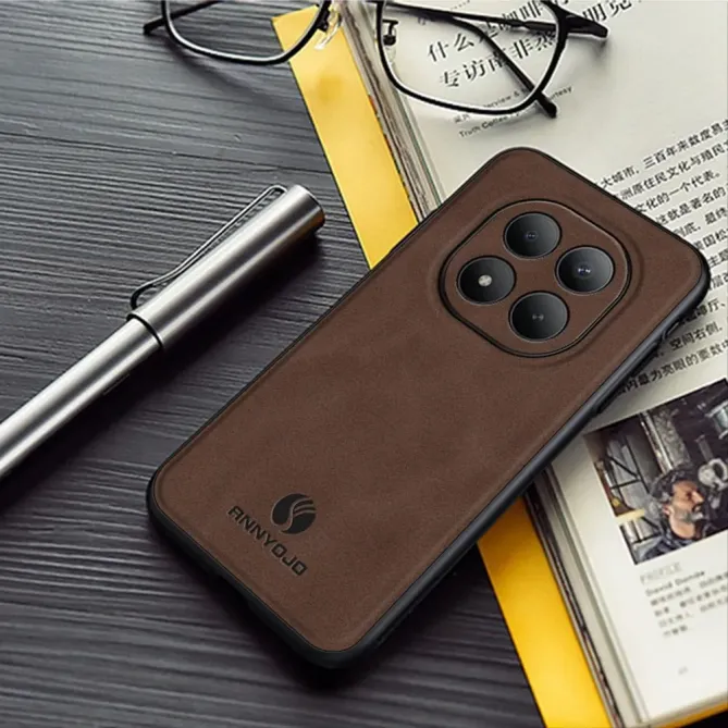 Coque Xiaomi Poco M8 Pro 5G / Redmi Note 15 Pro+ 5G finition cuir rétr