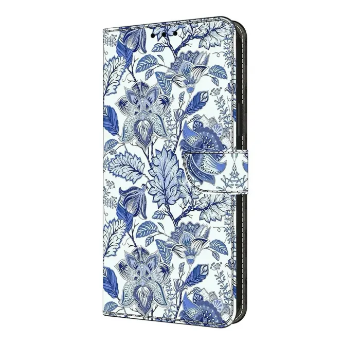 Housse Xiaomi Redmi Note 15 Pro 5G Buisson Fleurs Bleues