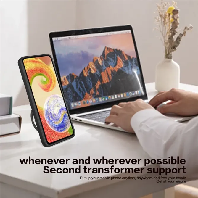 Coque Xiaomi Redmi Note 15 Pro 5G avec Support Rotatif Cache Lentilles