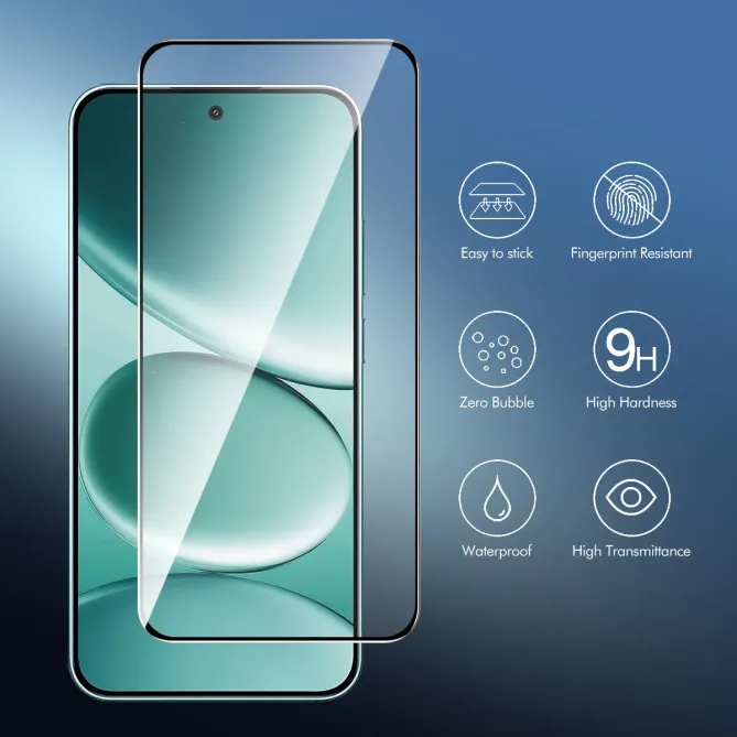 Protection d’écran Xiaomi Redmi Note 15 Pro 5G en verre trempé full si