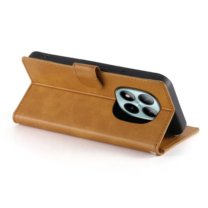 Housse Xiaomi Redmi Note 15 Pro 5G portefeuille cuir avec dragonne