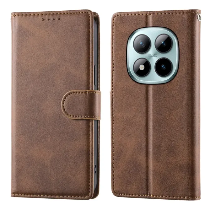 Housse Xiaomi Redmi Note 15 Pro 5G portefeuille cuir avec dragonne