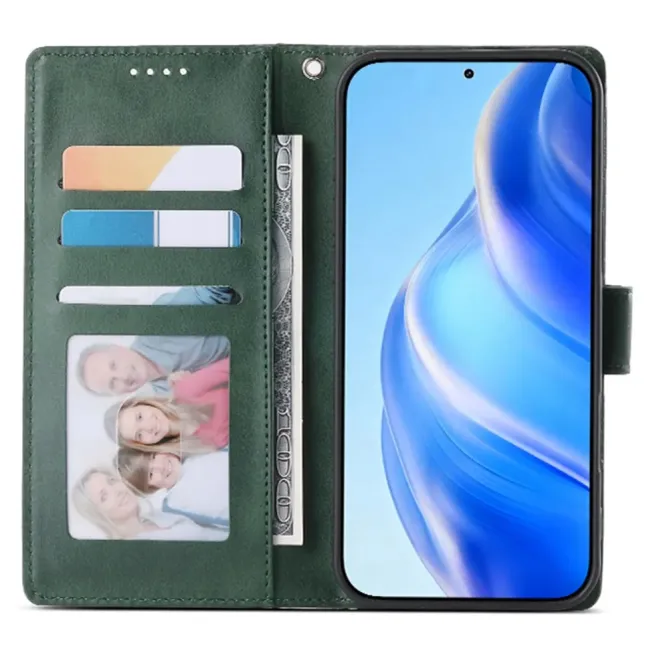 Housse Xiaomi Redmi Note 15 Pro 5G portefeuille cuir avec dragonne