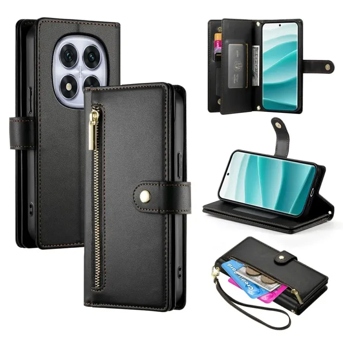 Housse Xiaomi Redmi Note 15 Pro 5G avec Bandoulière et Zip