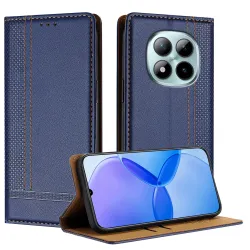 Flip Cover Xiaomi Redmi Note 15 Pro 5G Coutures avec Porte-Cartes