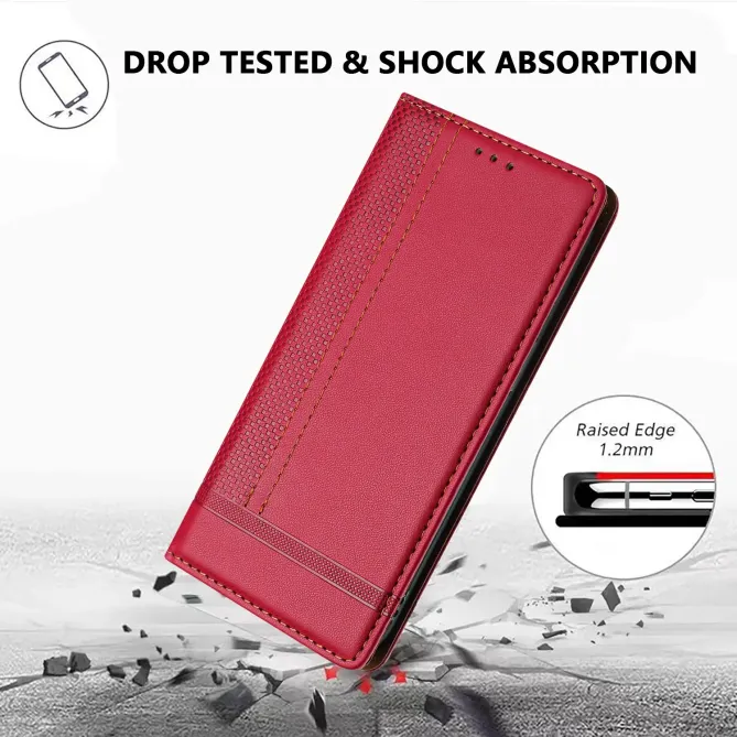 Flip Cover Xiaomi Redmi Note 15 Pro 5G Coutures avec Porte-Cartes