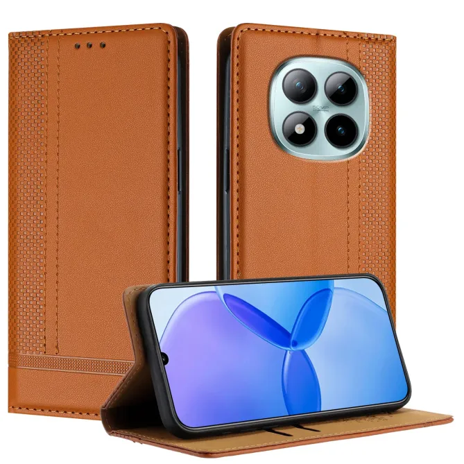 Flip Cover Xiaomi Redmi Note 15 Pro 5G Coutures avec Porte-Cartes