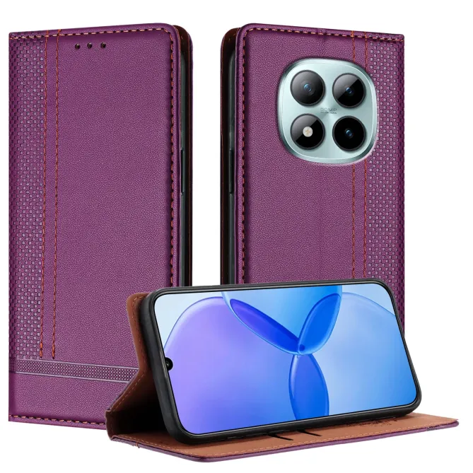 Flip Cover Xiaomi Redmi Note 15 Pro 5G Coutures avec Porte-Cartes
