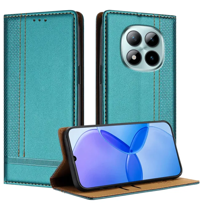 Flip Cover Xiaomi Redmi Note 15 Pro 5G Coutures avec Porte-Cartes