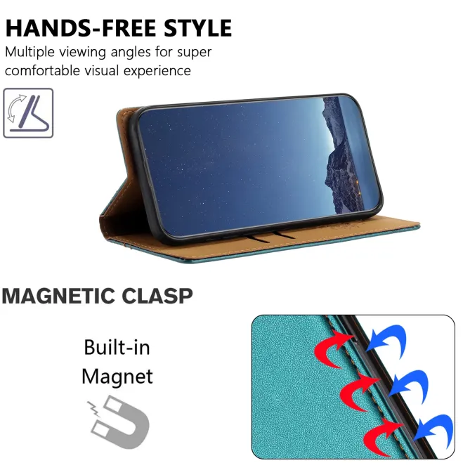 Flip Cover Xiaomi Redmi Note 15 Pro 5G Coutures avec Porte-Cartes
