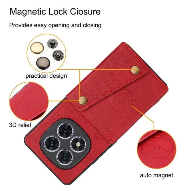 Coque Xiaomi Redmi Note 15 Pro 5G avec porte-cartes et support intégré