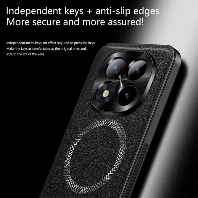 Coque Xiaomi Redmi Note 15 Pro 5G Magnétique Cadre Métal Lentilles