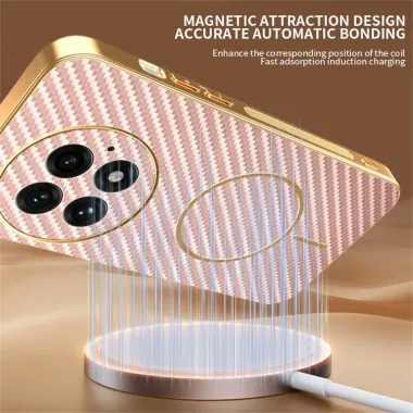 Coque OnePlus 13 Texture Carbone Magnétique