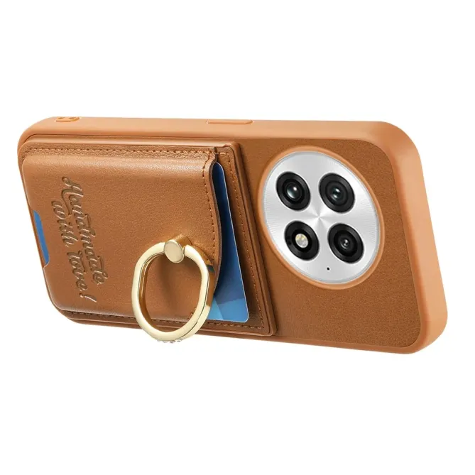 Coque OnePlus 13 Porte-Cartes Anneau Strass