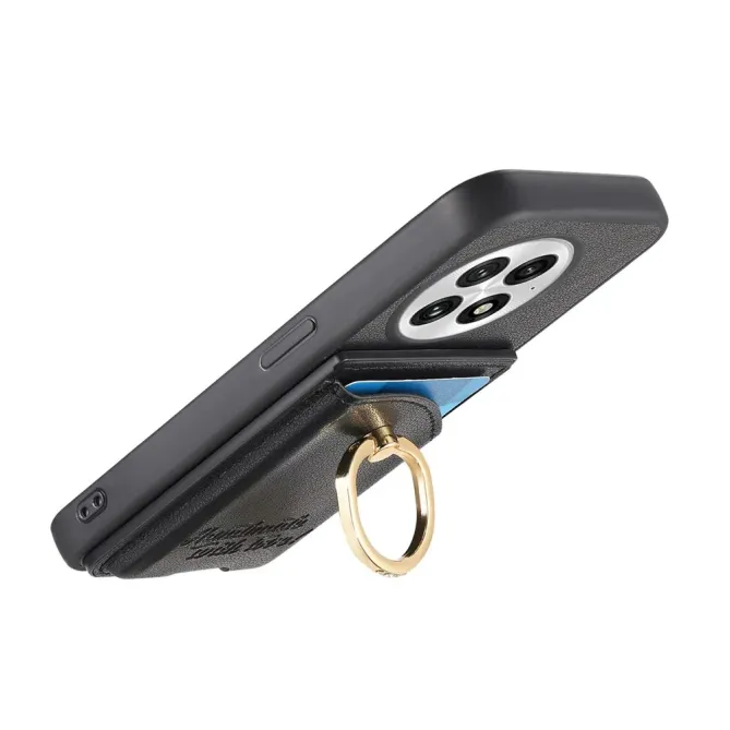 Coque OnePlus 13 Porte-Cartes Anneau Strass