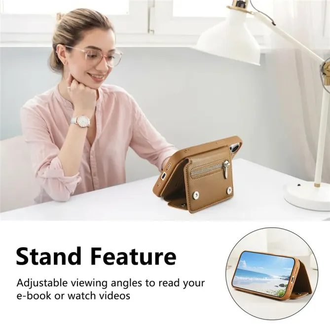 Coque OnePlus 13 Cuir Porte-Cartes Anneau D