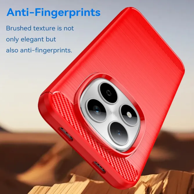 Coque Xiaomi Redmi Note 15 Pro 4G flexible effet brossé