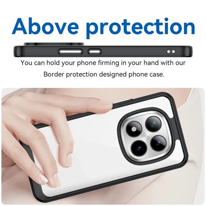 Coque Xiaomi Redmi Note 15 Pro 4G Transparente Contour Couleuré