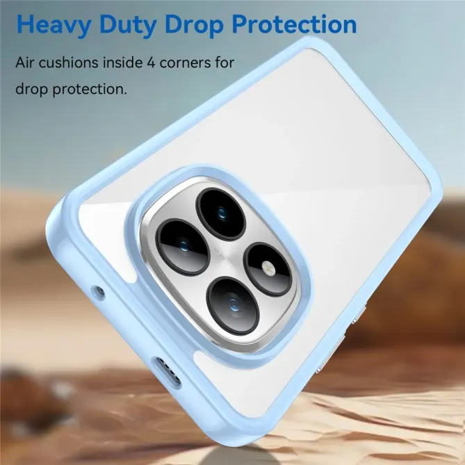 Coque Xiaomi Redmi Note 15 Pro 4G Transparente Contour Couleuré