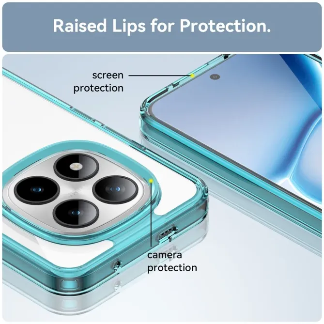 Coque Xiaomi Redmi Note 15 Pro 4G Transparente Contour Couleuré