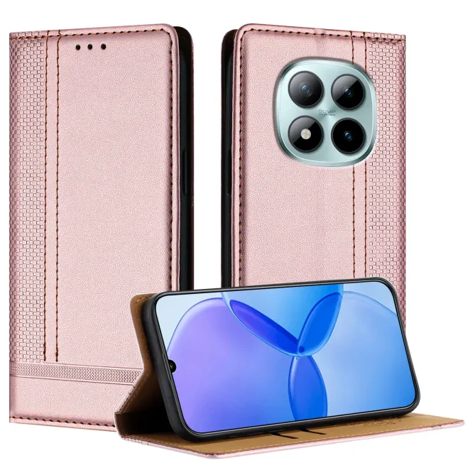 Flip Cover Xiaomi Redmi Note 15 Pro 4G Coutures avec Porte-Cartes