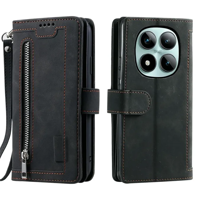 Housse Xiaomi Redmi Note 15 Pro 4G Multifonction Zippé