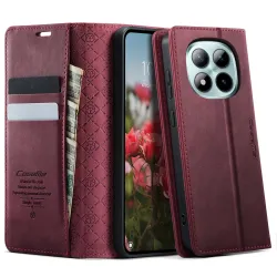 Housse Xiaomi Redmi Note 15 Pro 4G Portefeuille RFID Texture Cuir