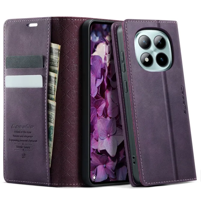 Housse Xiaomi Redmi Note 15 Pro 4G Portefeuille RFID Texture Cuir