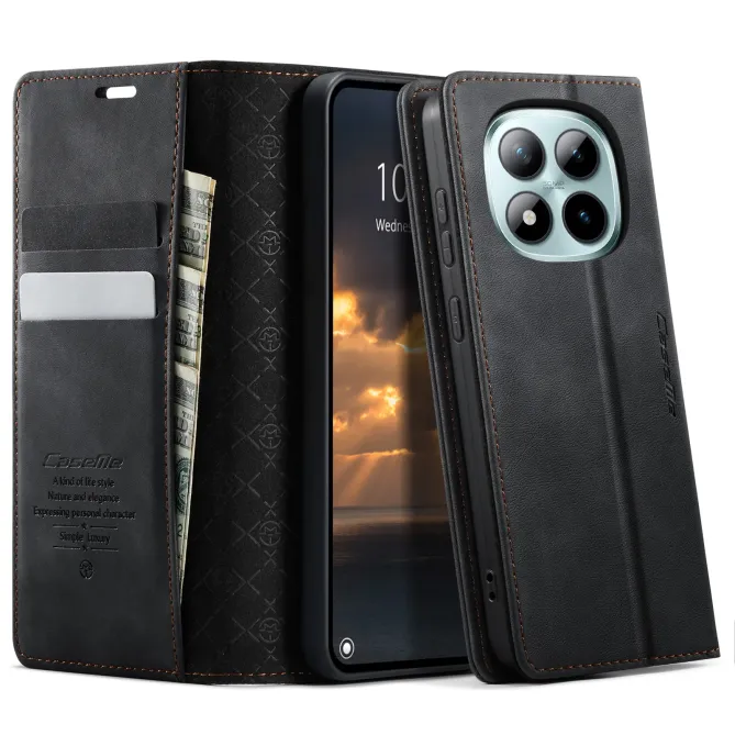 Housse Xiaomi Redmi Note 15 Pro 4G Portefeuille RFID Texture Cuir