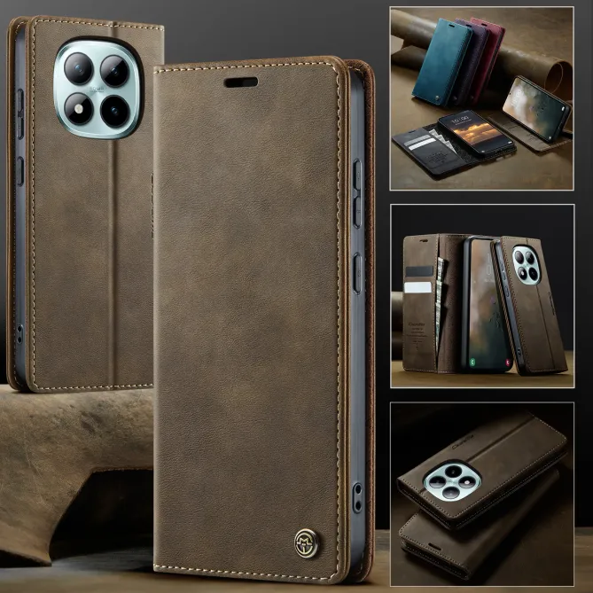 Housse Xiaomi Redmi Note 15 Pro 4G Portefeuille RFID Texture Cuir