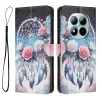 Housse Xiaomi Redmi Note 15 Pro 4G, attrape-rêves et roses