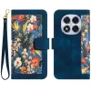 Housse Xiaomi Redmi Note 15 Pro 4G Fleurs Exotiques avec Dragonne