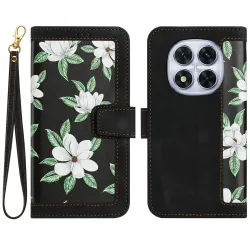 Housse Xiaomi Redmi Note 15 Pro 4G Magnolias avec Dragonne