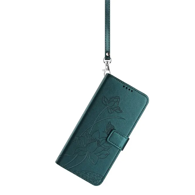 Housse Xiaomi Redmi Note 15 Pro 4G Fleur de Lotus avec Dragonne