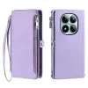 Housse Xiaomi Redmi Note 15 Pro 4G Portefeuille Zipper 8 emplacements