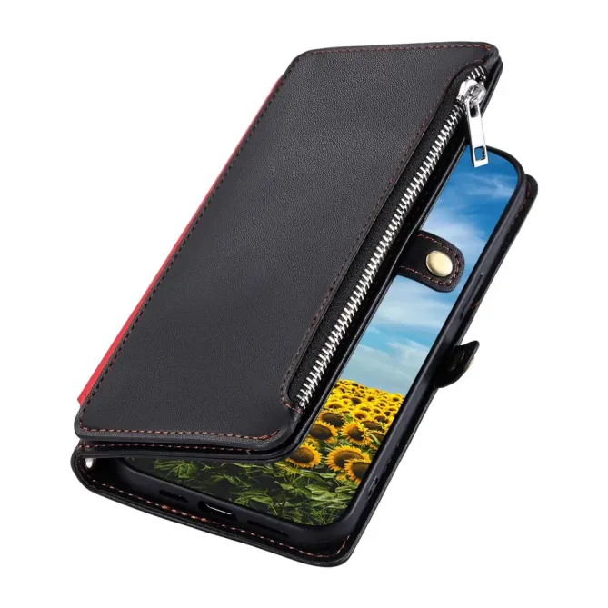 Housse Xiaomi Redmi Note 15 Pro 4G Portefeuille Zipper 8 emplacements