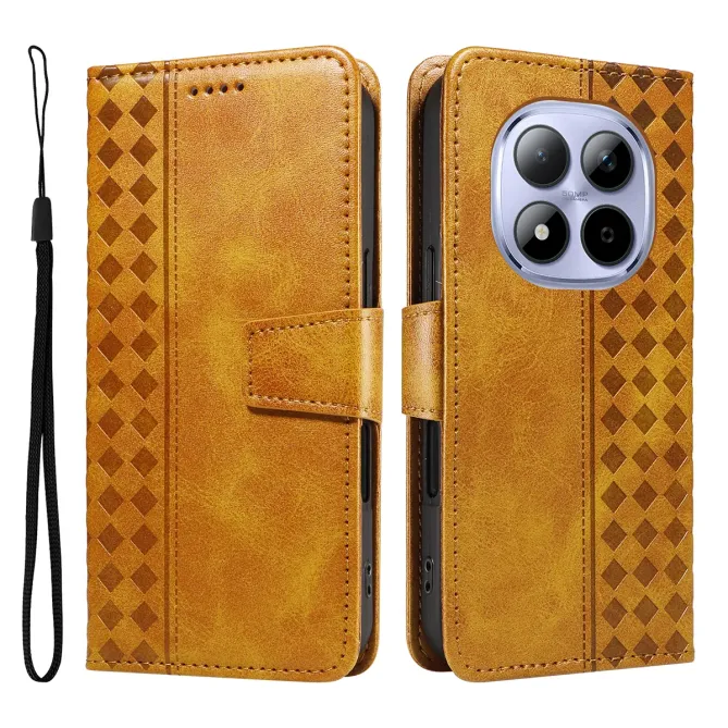 Housse Xiaomi Redmi Note 15 Pro 5G Portefeuille Damier Vintage