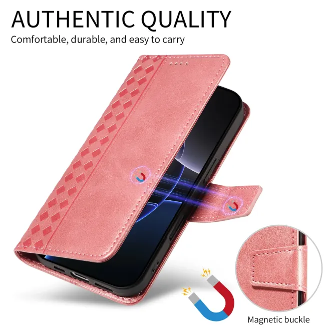 Housse Xiaomi Redmi Note 15 Pro 5G Portefeuille Damier Vintage