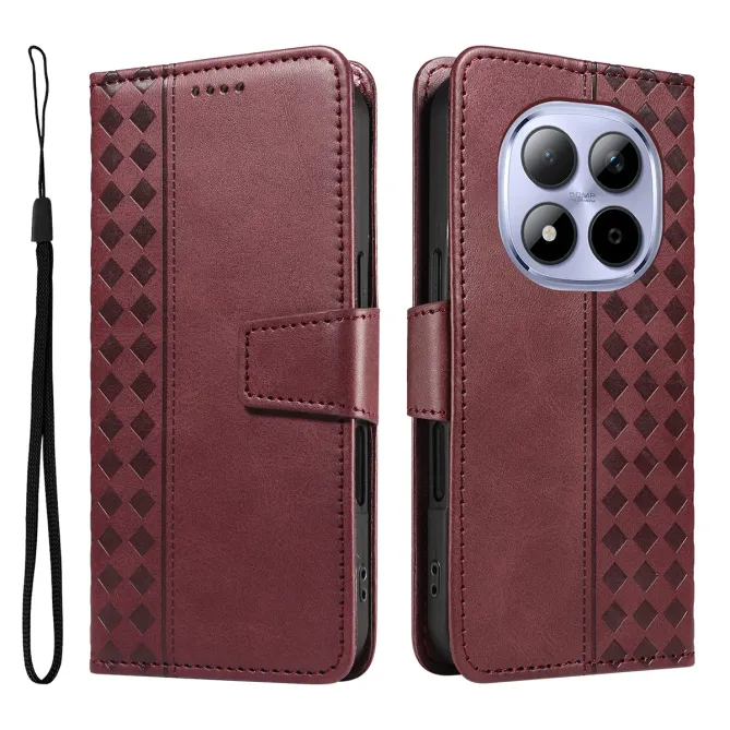 Housse Xiaomi Redmi Note 15 Pro 5G Portefeuille Damier Vintage