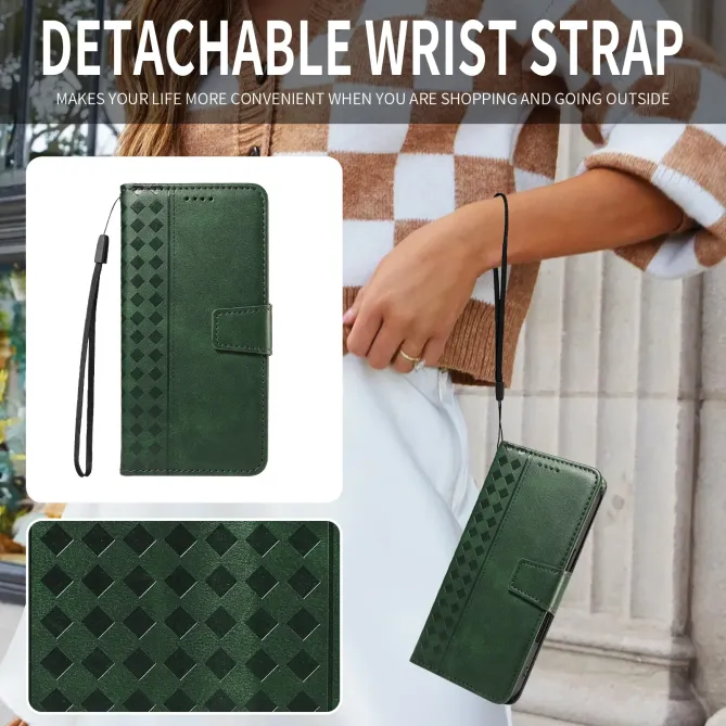 Housse Xiaomi Redmi Note 15 Pro 5G Portefeuille Damier Vintage